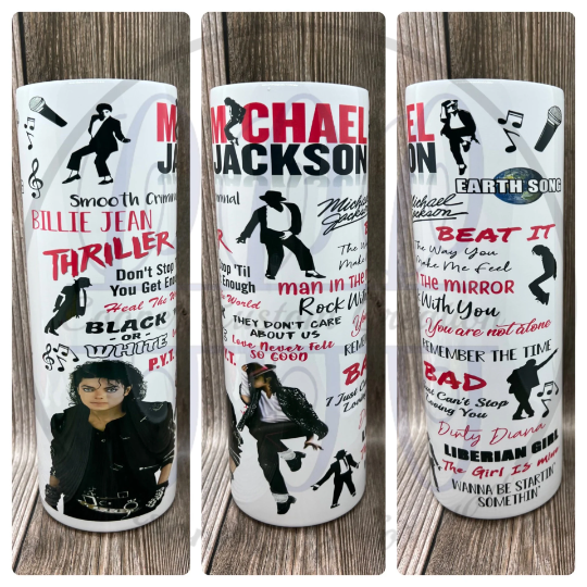 Michael Jackson Tumbler Coopercustomcreation