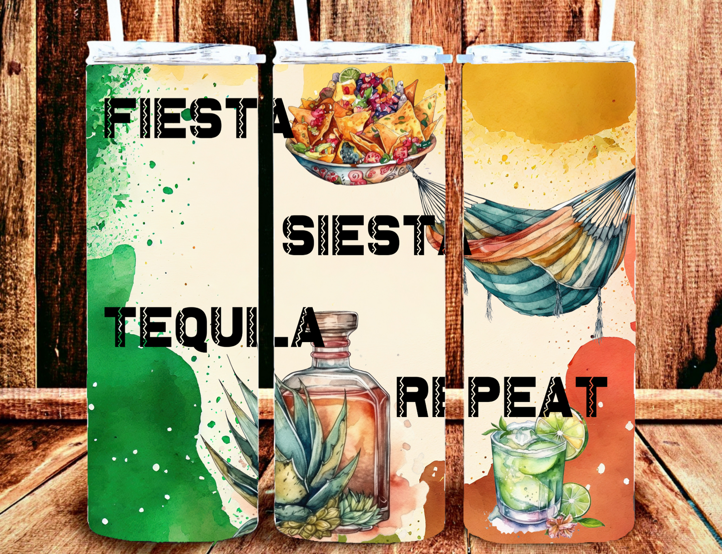 Fiesta, Siesta, Tequila, Repeat tumbler