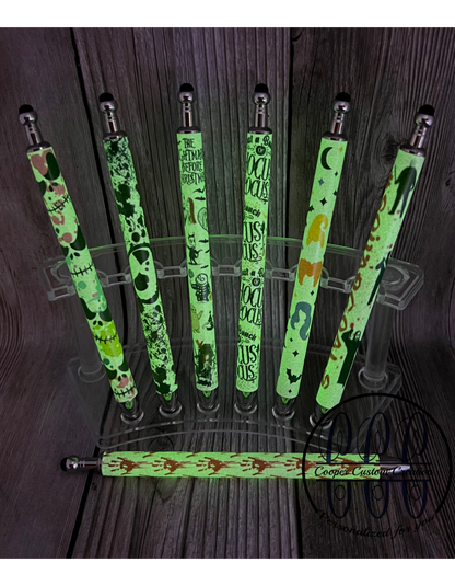 Glow in the dark sublimation pens