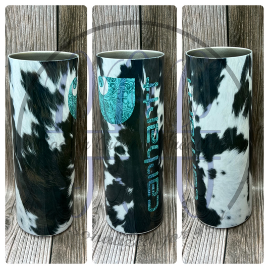 Carhartt cowhide and turquoise