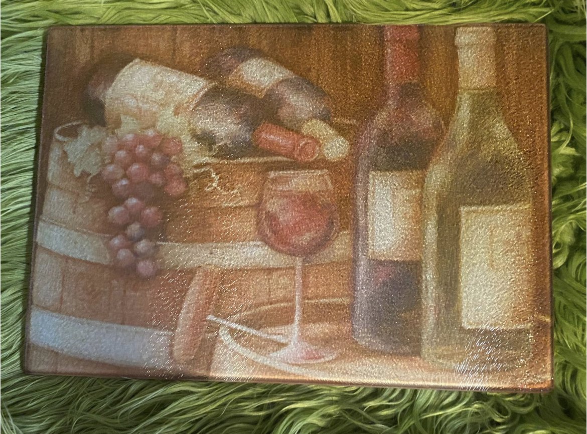 Wine Themed Cutting Board