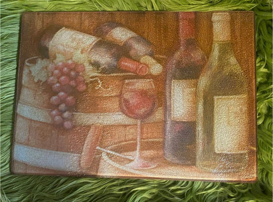 Wine Themed Cutting Board